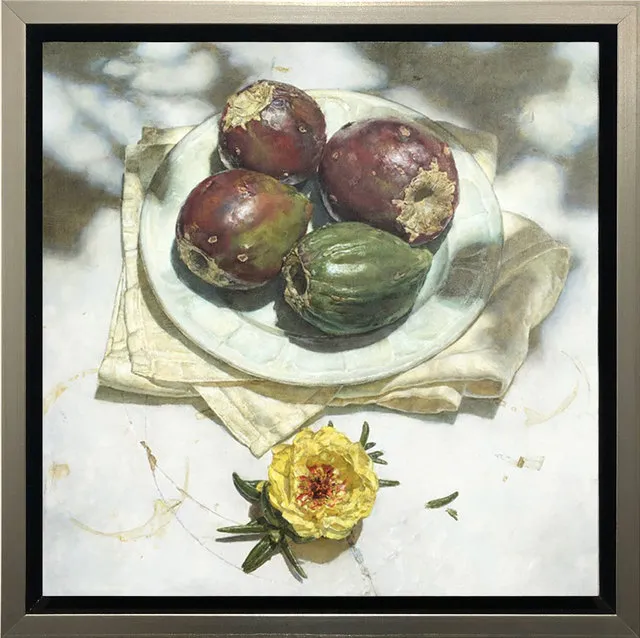 Jeffrey Ripple, Portulaca and Prickly Pear, 2020
