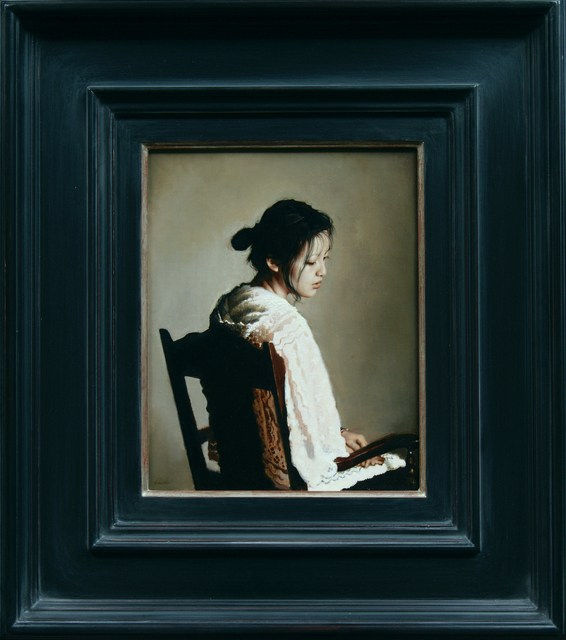 Carla Paine, Young Woman Seated, 2021