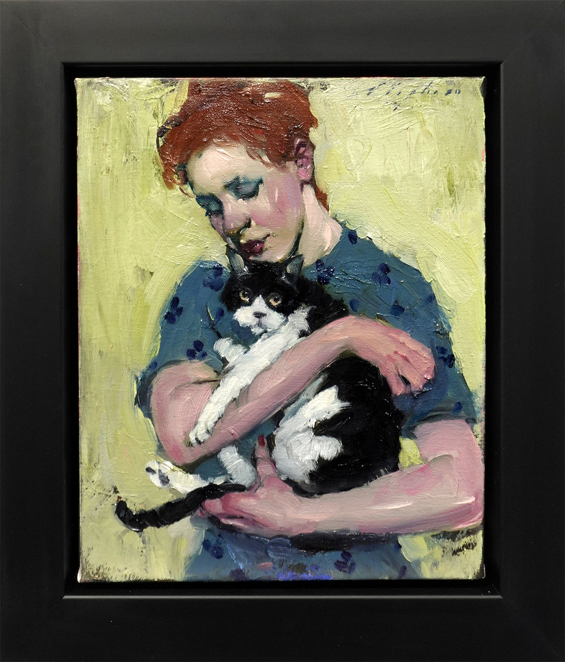 Malcolm T. Liepke, Holding A Cat, 2026