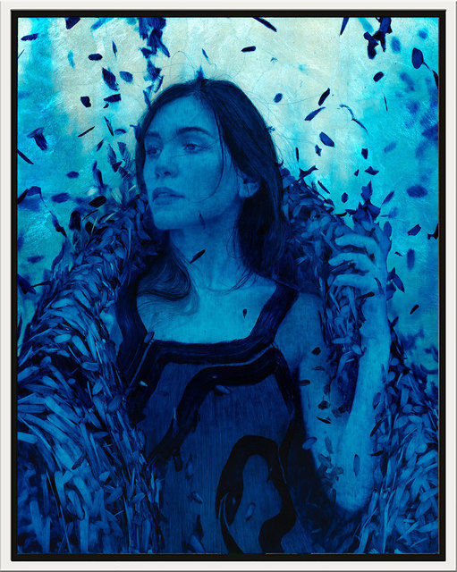 Brad Kunkle, Wanderer in Blue, 2020