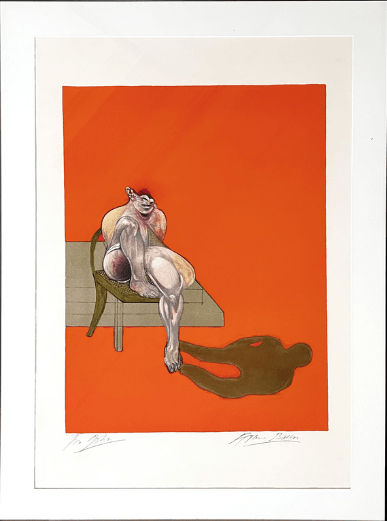 Francis Bacon, Triptych (left panel), 1983