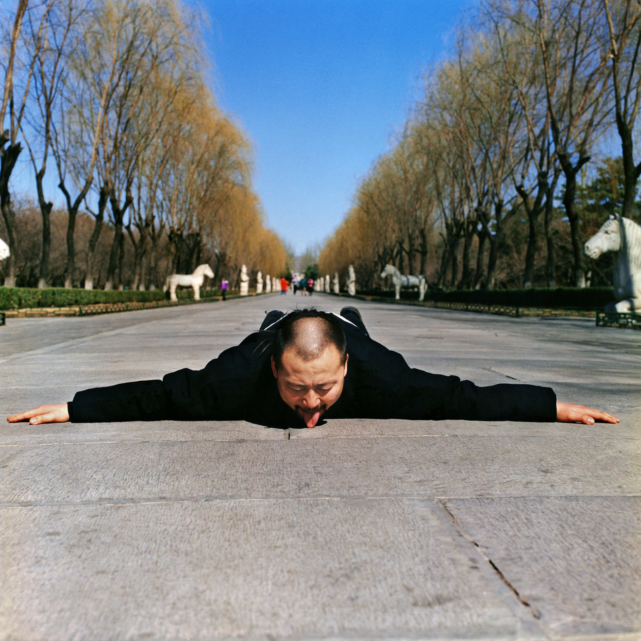 苍鑫 Cang Xin, 交流系列 IV Communication Series IV 十三陵 The Ming Tombs, 2000