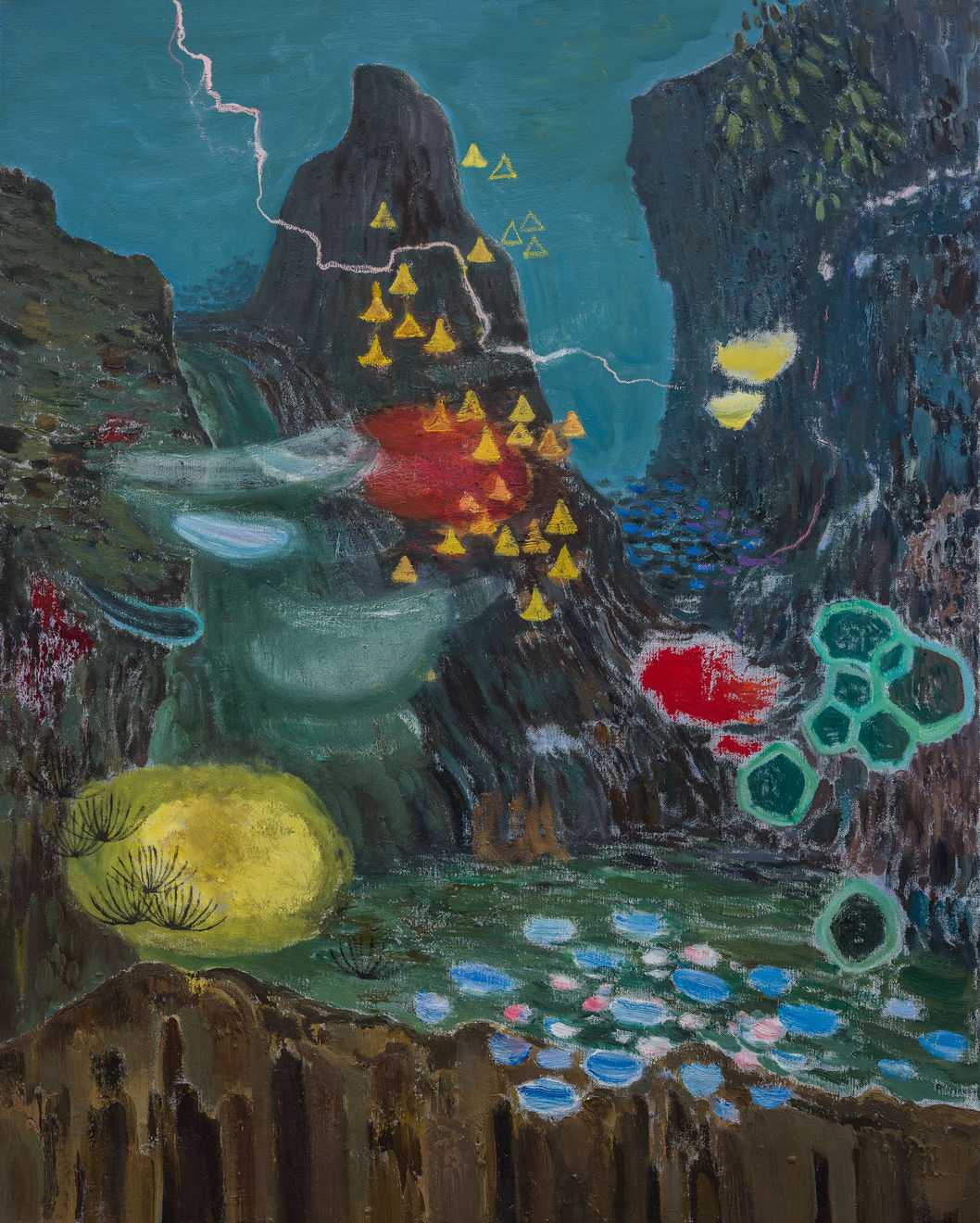 吉磊 Ji Lei, 夜山2号 Night Mountain No.2 , 2019