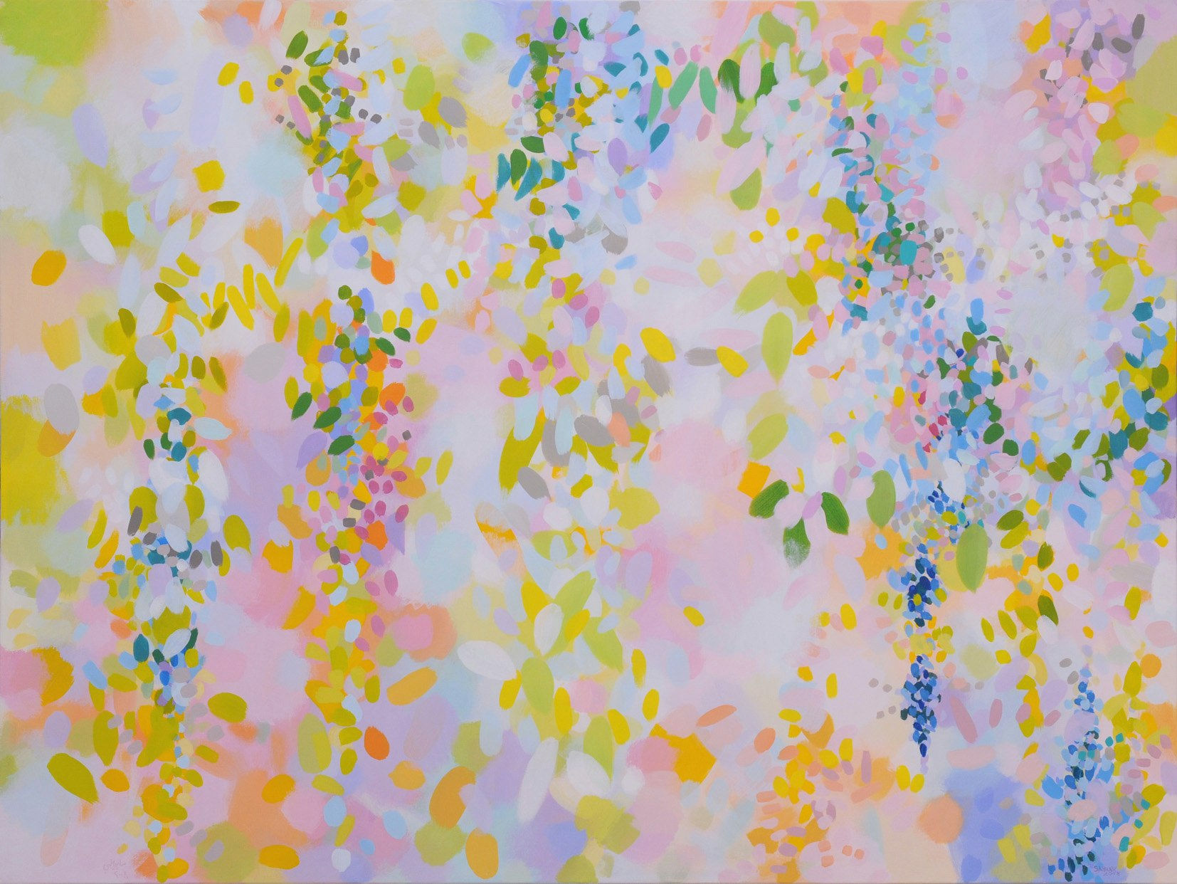 Samia Halaby, Through to Light, 2008