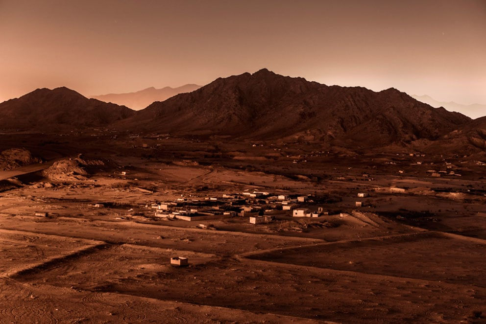 Rashed Al Shashai, The City from Behind the Mountain, 2016
