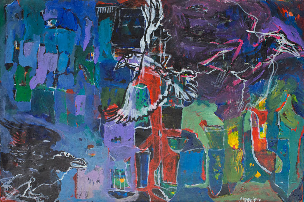 Asaad Arabi, City of the Crows, 2017