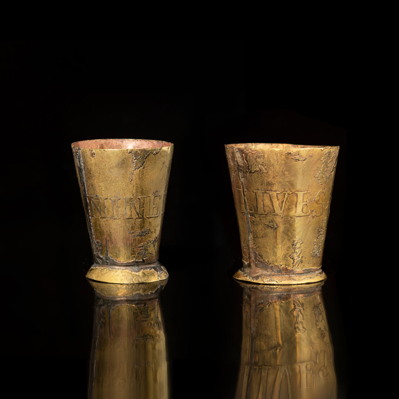 Hiroyasu Tsuri, Nine Lives (Cat Skull), 2023