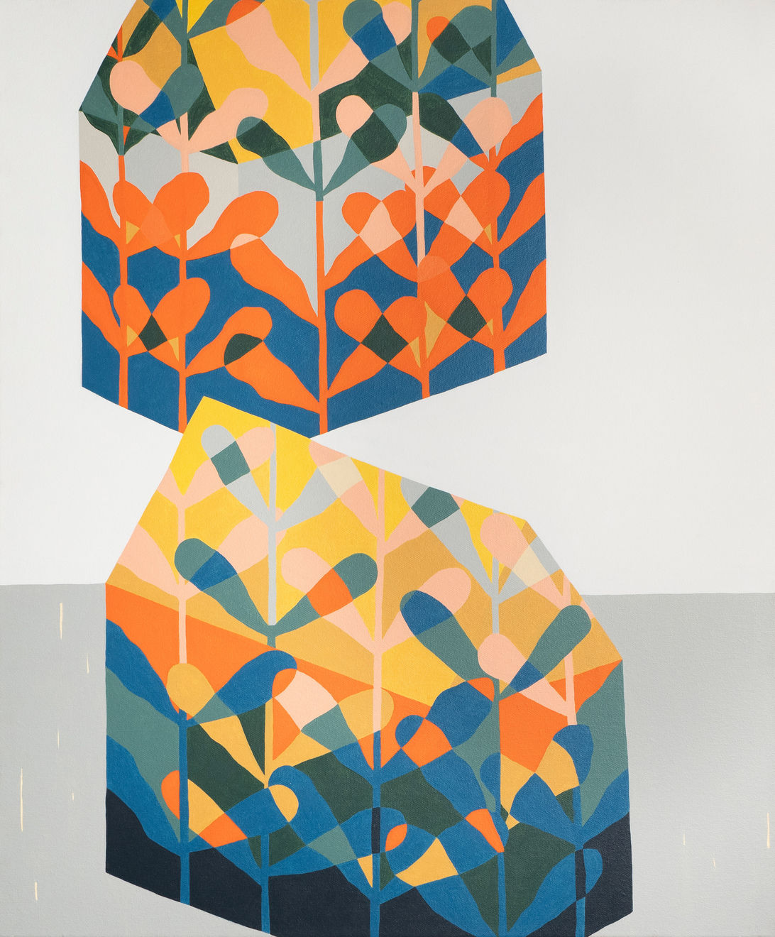 Kyle Hughes-Odgers, Two Patterned Houses, 2019