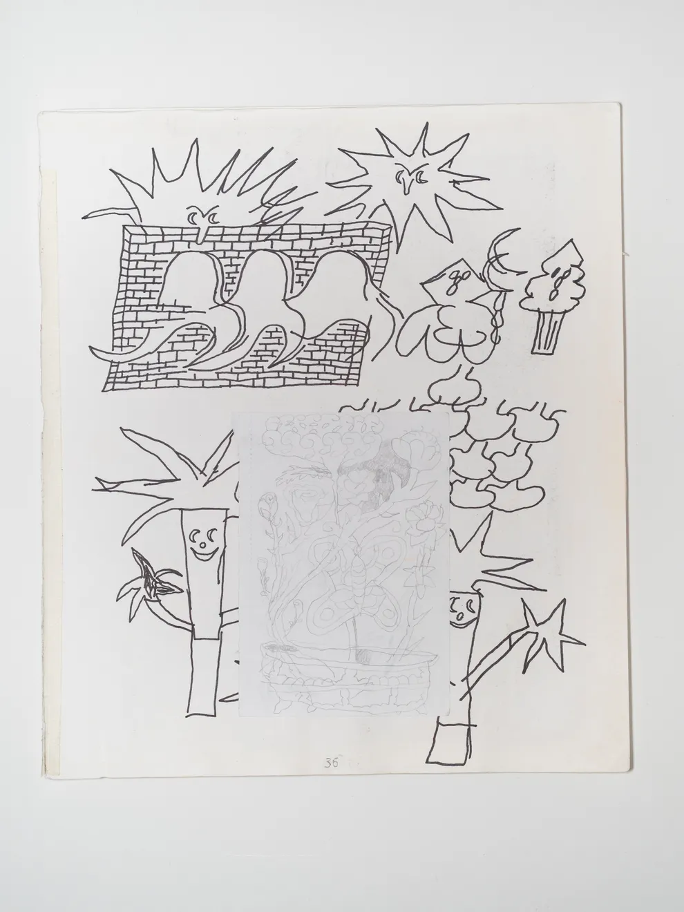 James Cooper, Sketchbook Pages 36 ~ 37, 2023