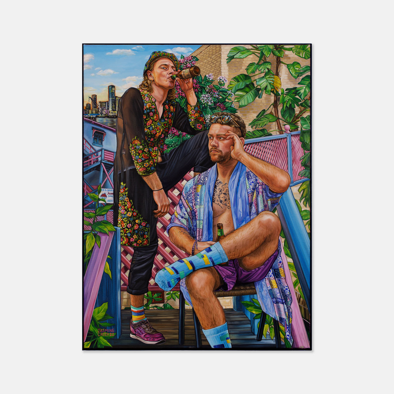 Jasmine Crisp, They Never Made it to The Rave (A Portrait of Scott & Janne), 2022