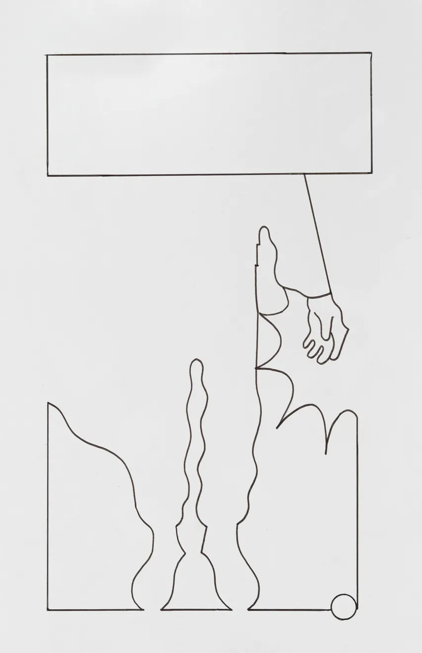 Michael Fikaris, Line Work Page From Recent Comics no.04, 2024