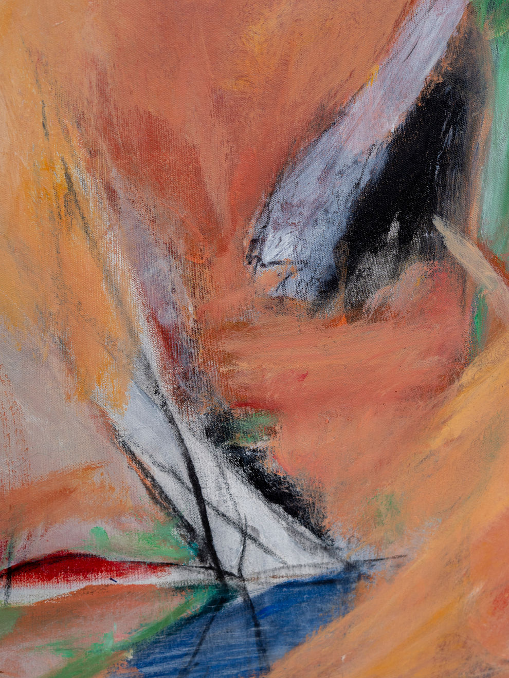 Maya Irving, Thoughts Curving Skin Creasing, 2024