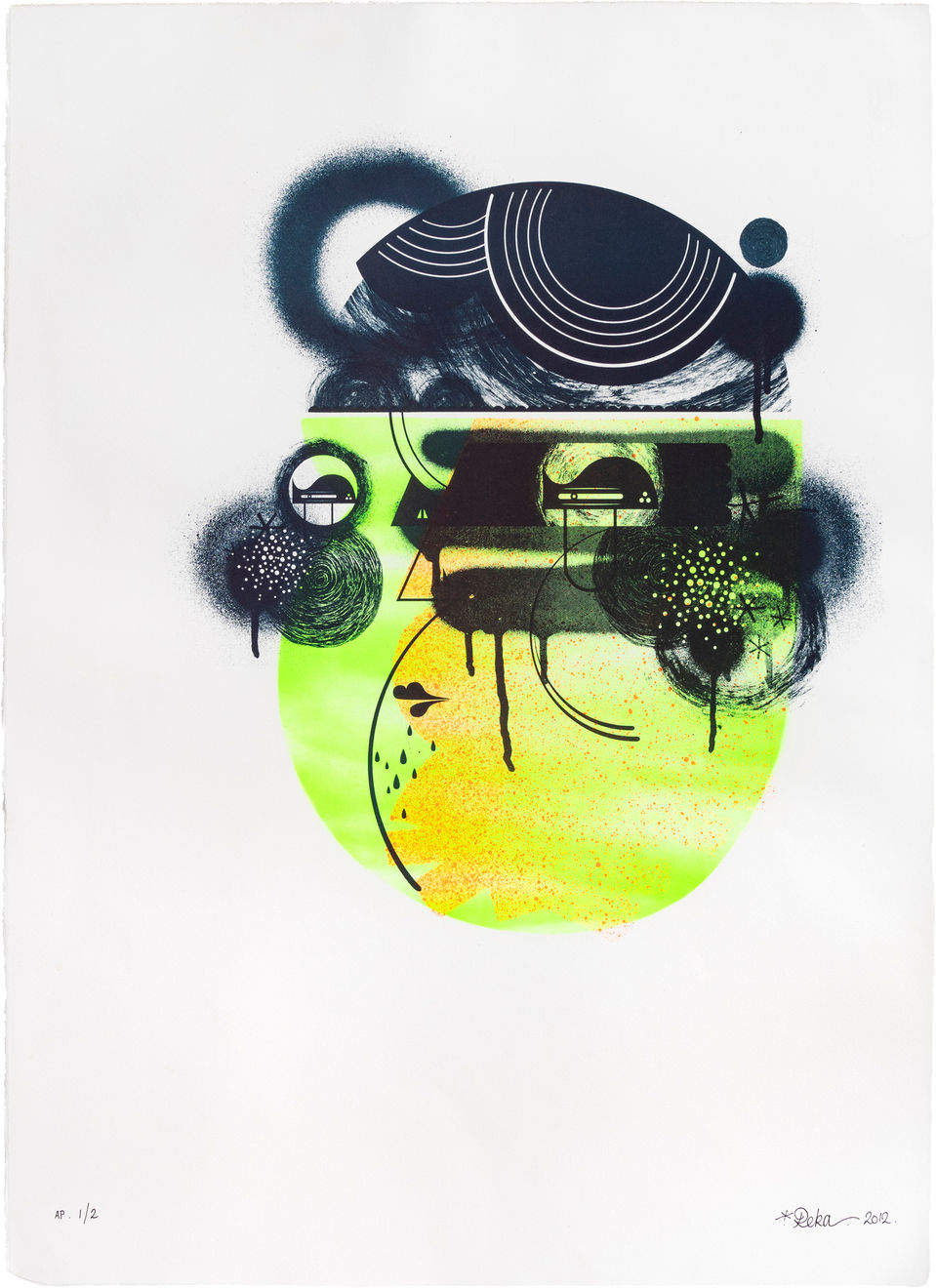 James Reka, Untitled (Green), 2012