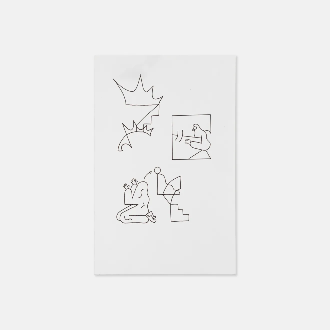 Michael Fikaris, Line Work Page From Recent Comics no.03, 2024