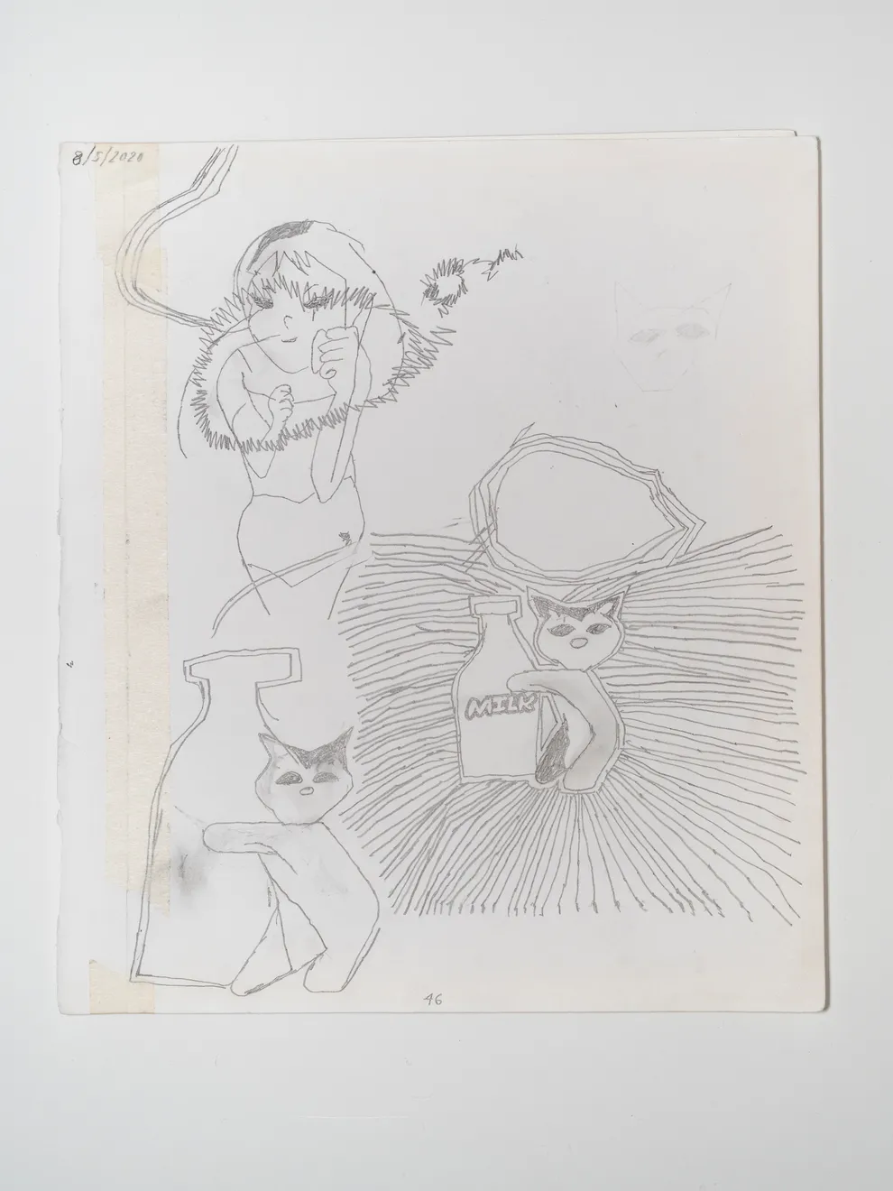 James Cooper, Sketchbook Pages 46 ~ 47, 2023