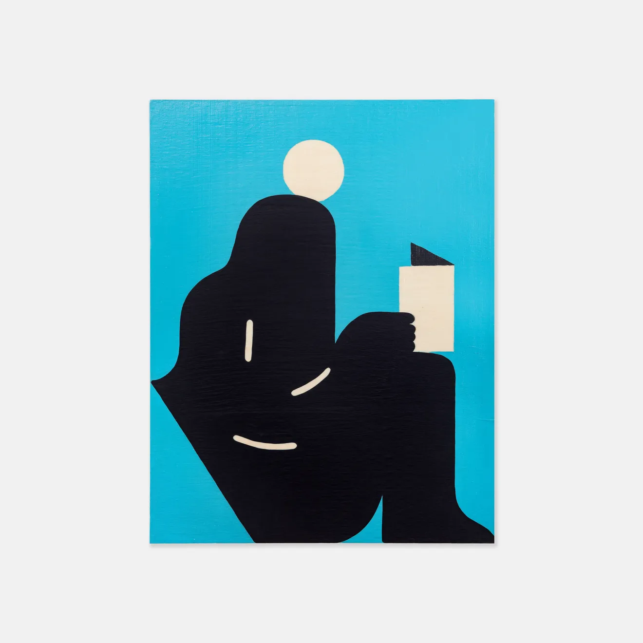 Michael Fikaris, Sitting With Book (3 of 4), 2024