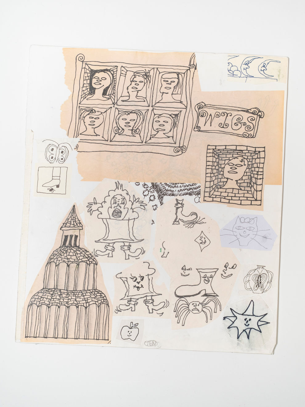 James Cooper, Sketchbook Pages 10 ~ 11, 2023