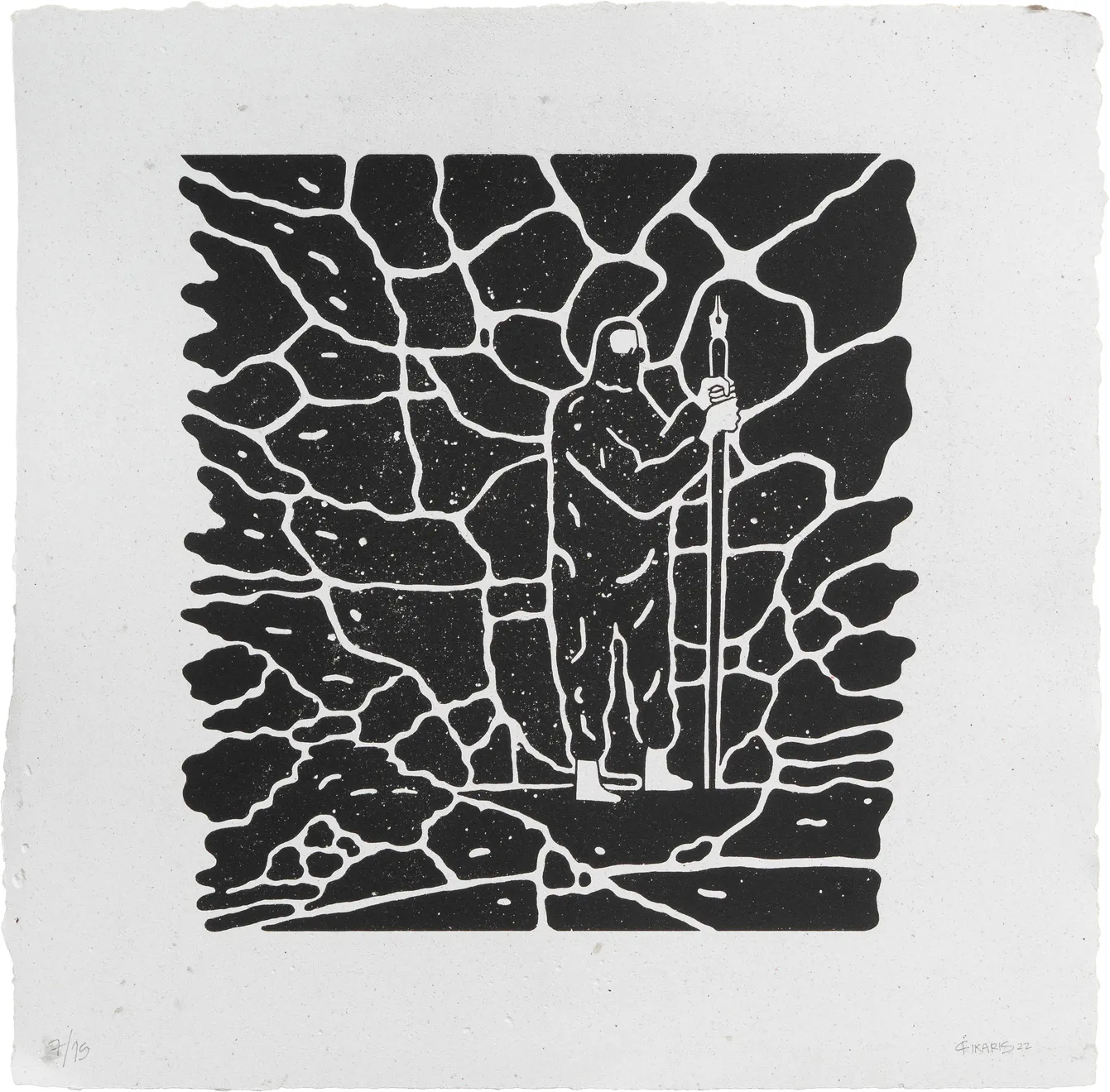 Michael Fikaris, Pen Is Mightier Than the Sword (Edition 7 of 15), 2022