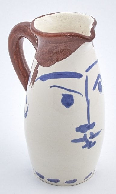 Pablo Picasso (1881-1973), Pichet visage bleu (Face tankard) (A.R. 434), 1959