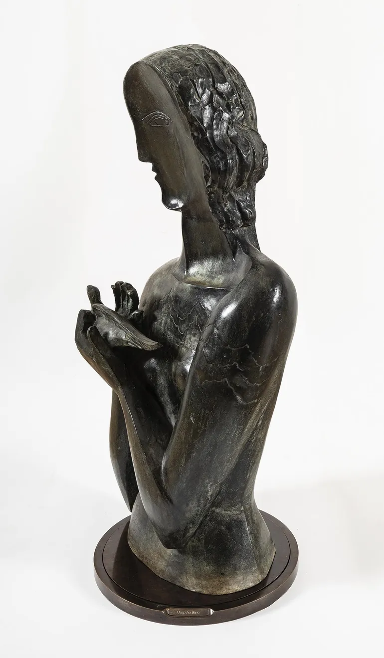 Ossip Zadkine (1888-1967), Jeune fille à la Colombe, Possibly circa 1928-1929
