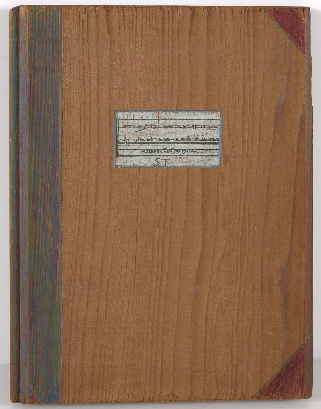 Saul Steinberg, Untitled (Wooden Book), 1981