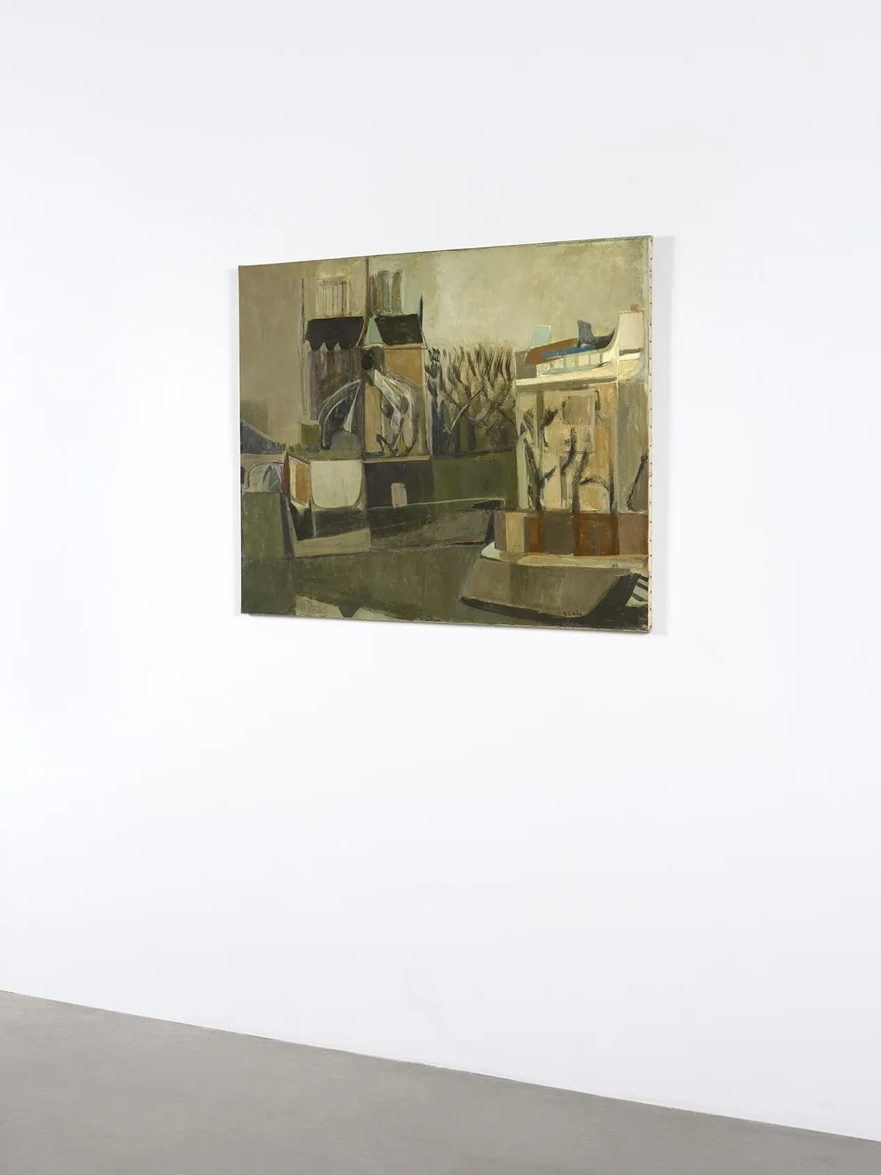 Janice Biala, Chevet de Notre Dame et e Ile St. Louis, 1947