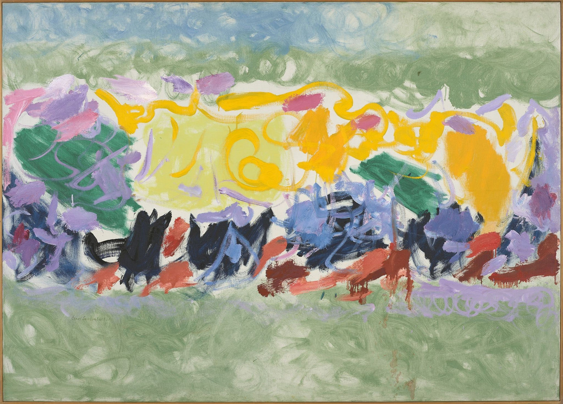 Ethel Schwabacher, Return and Departure, 1956