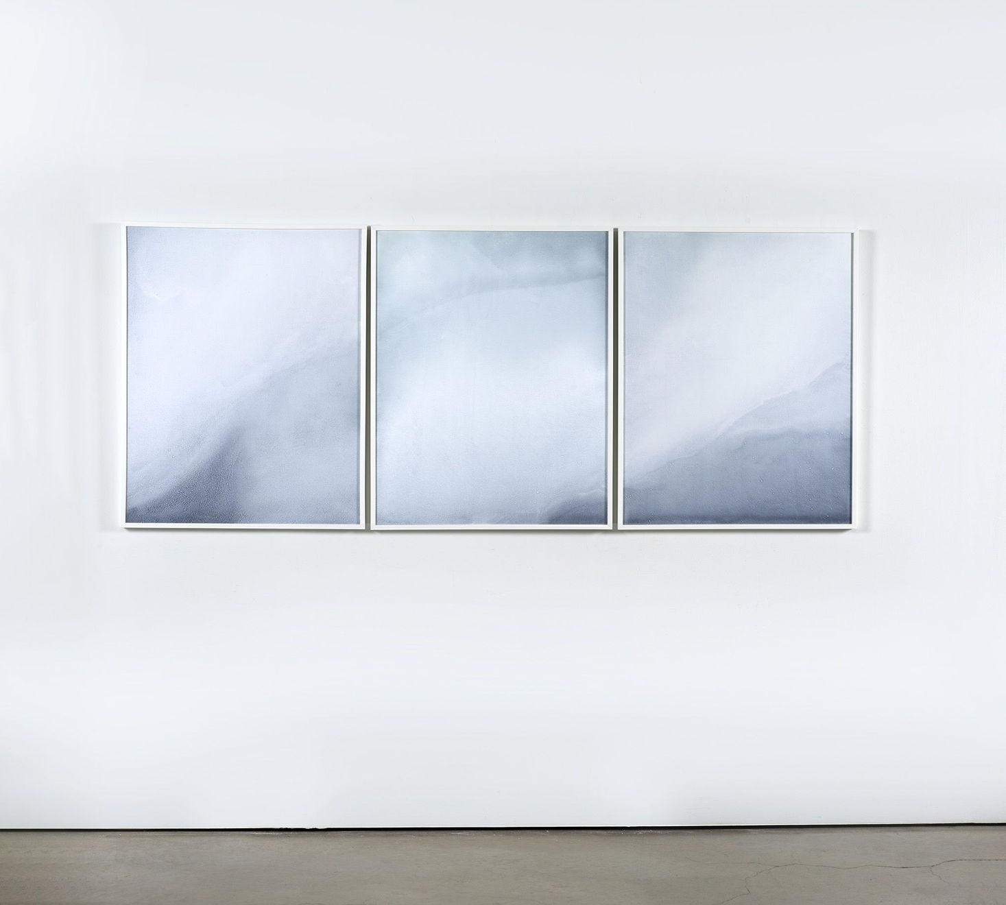 Susan Vecsey, Untitled (White Triptych), 2023
