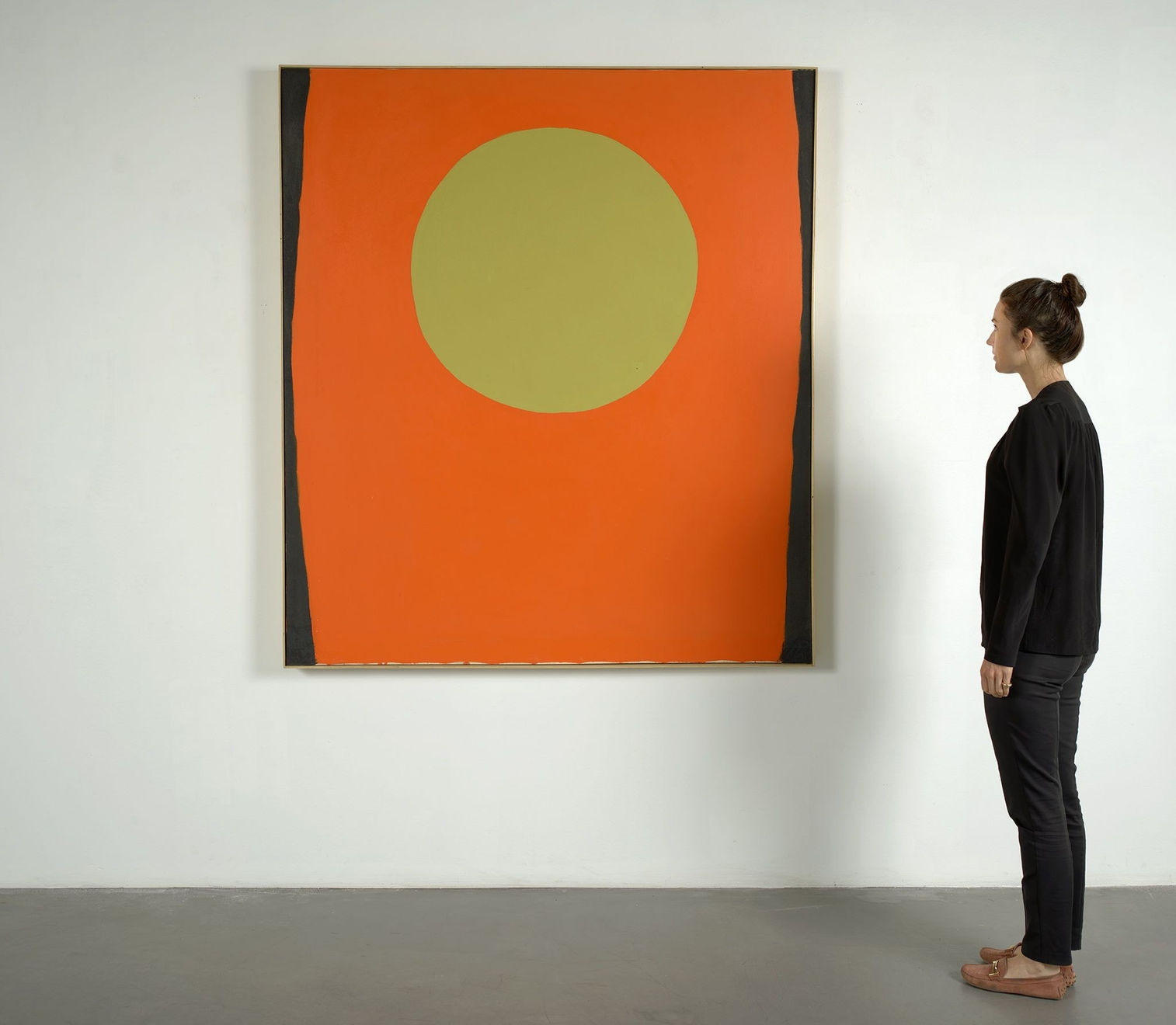 Walter Darby Bannard, Orange Blacksides, 1959