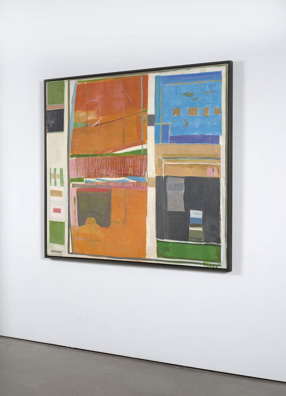 Janice Biala, Untitled (Orange Interior), 1967