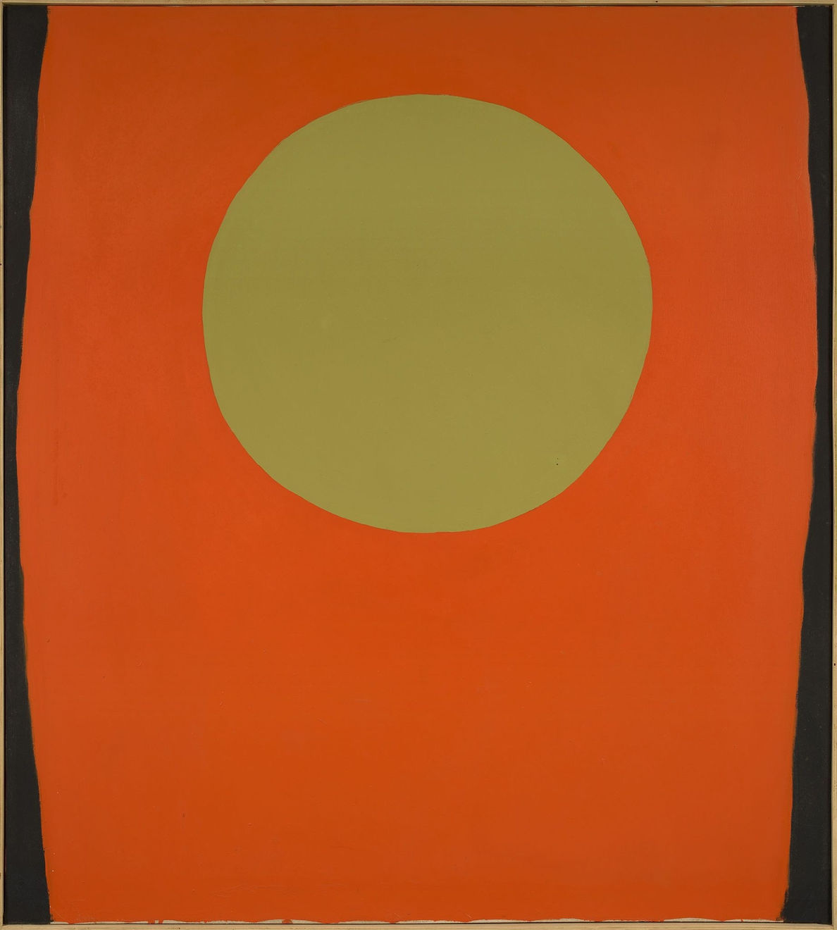 Walter Darby Bannard, Orange Blacksides, 1959
