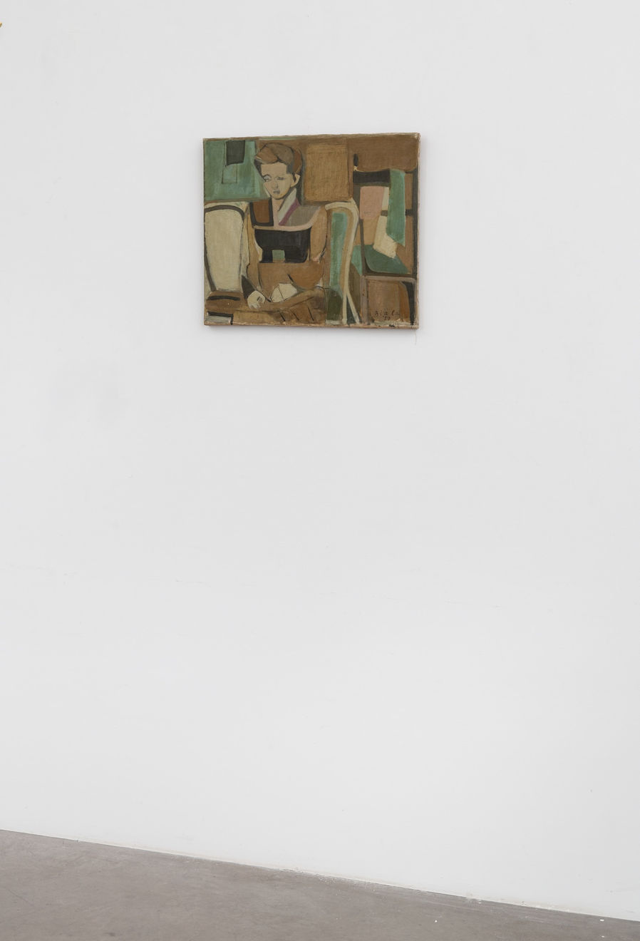 Janice Biala, Intérieur avec Marguerite Lang, 1950