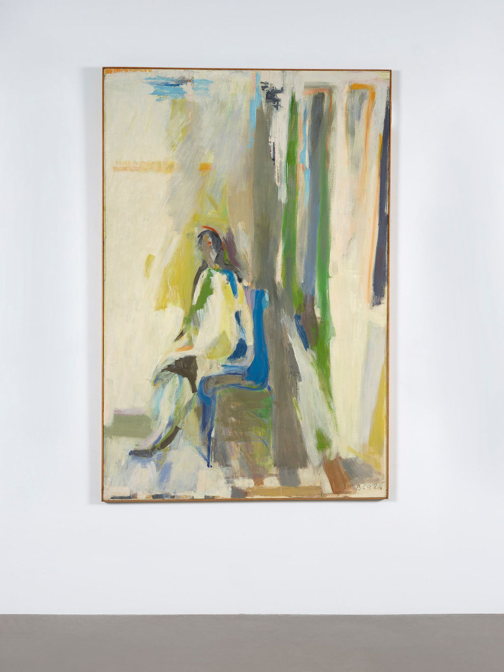 Janice Biala, Marguerita Aguayo dans L'Atelier (Marguerita Aguayo in the studio), 1961