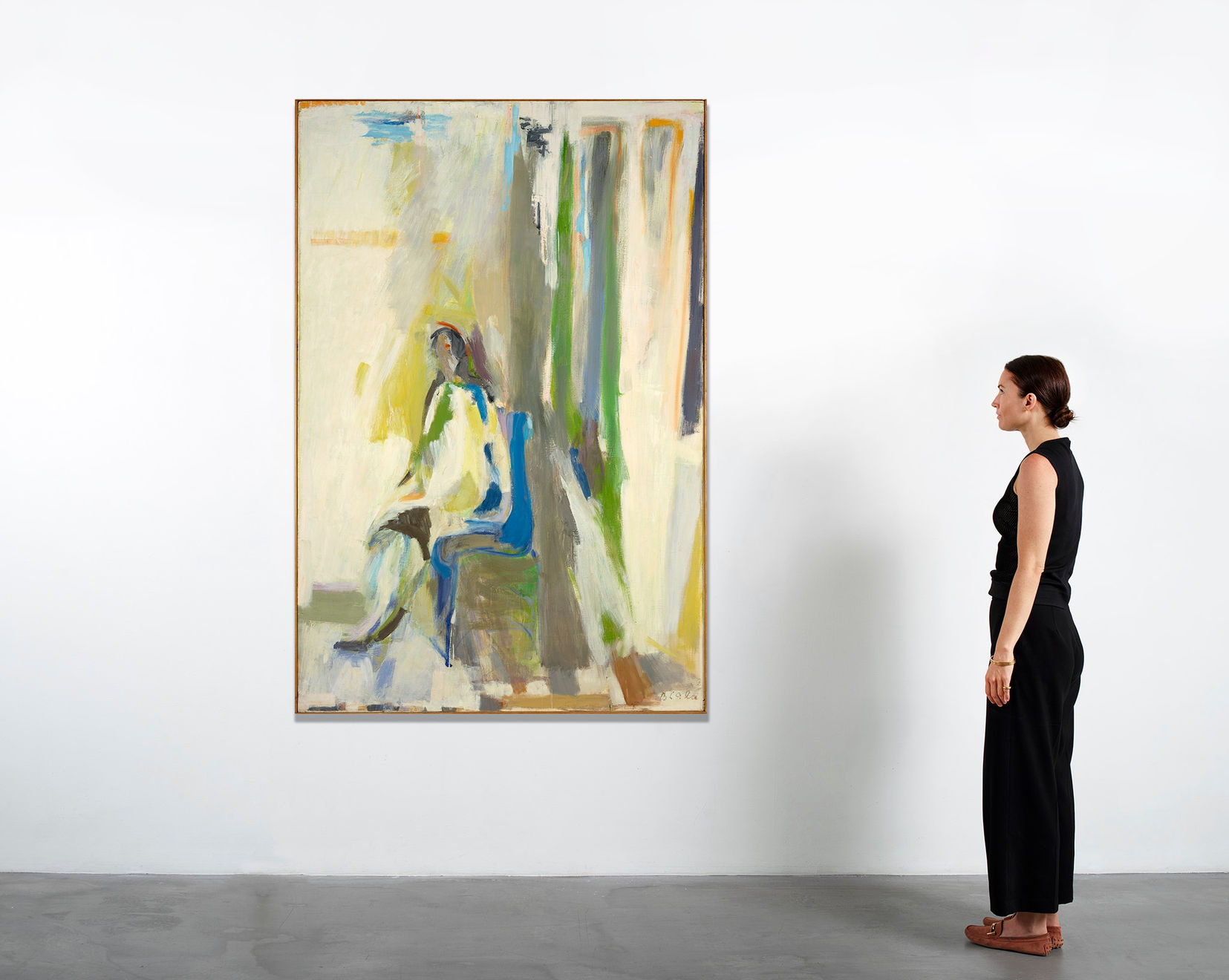 Janice Biala, Marguerita Aguayo dans L'Atelier (Marguerita Aguayo in the studio), 1961