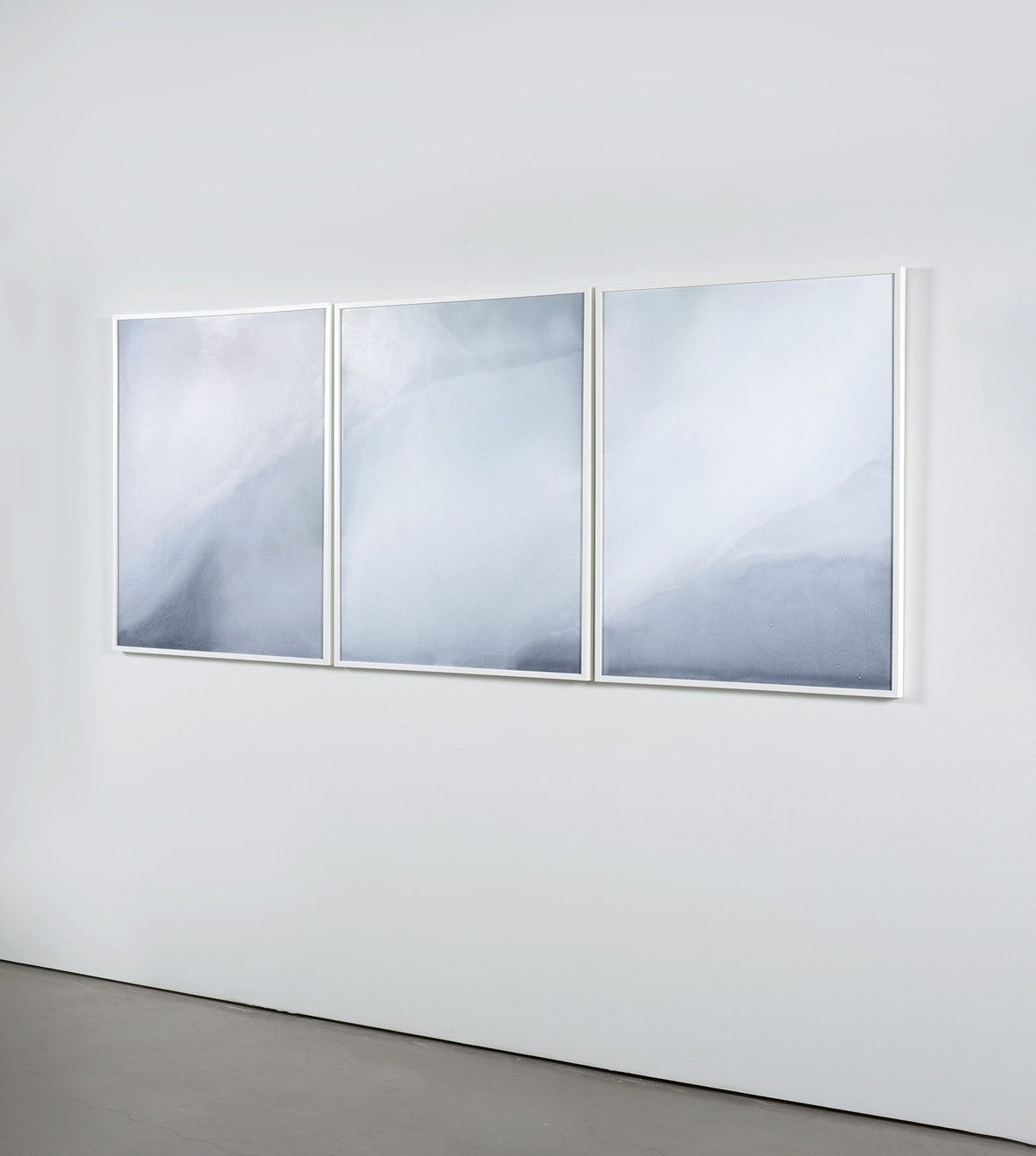 Susan Vecsey, Untitled (White Triptych), 2023