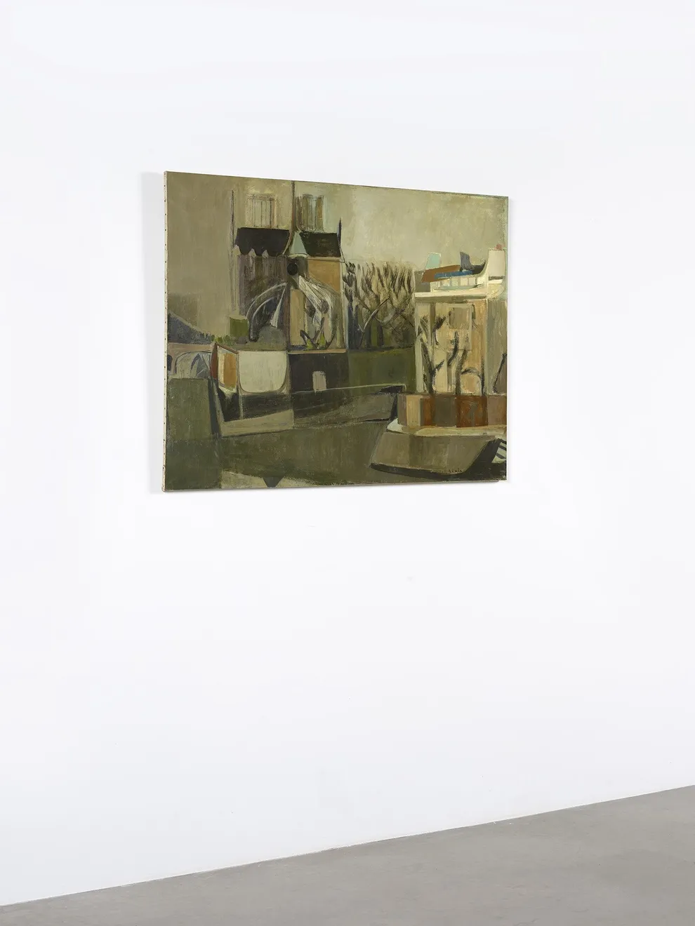 Janice Biala, Chevet de Notre Dame et e Ile St. Louis, 1947