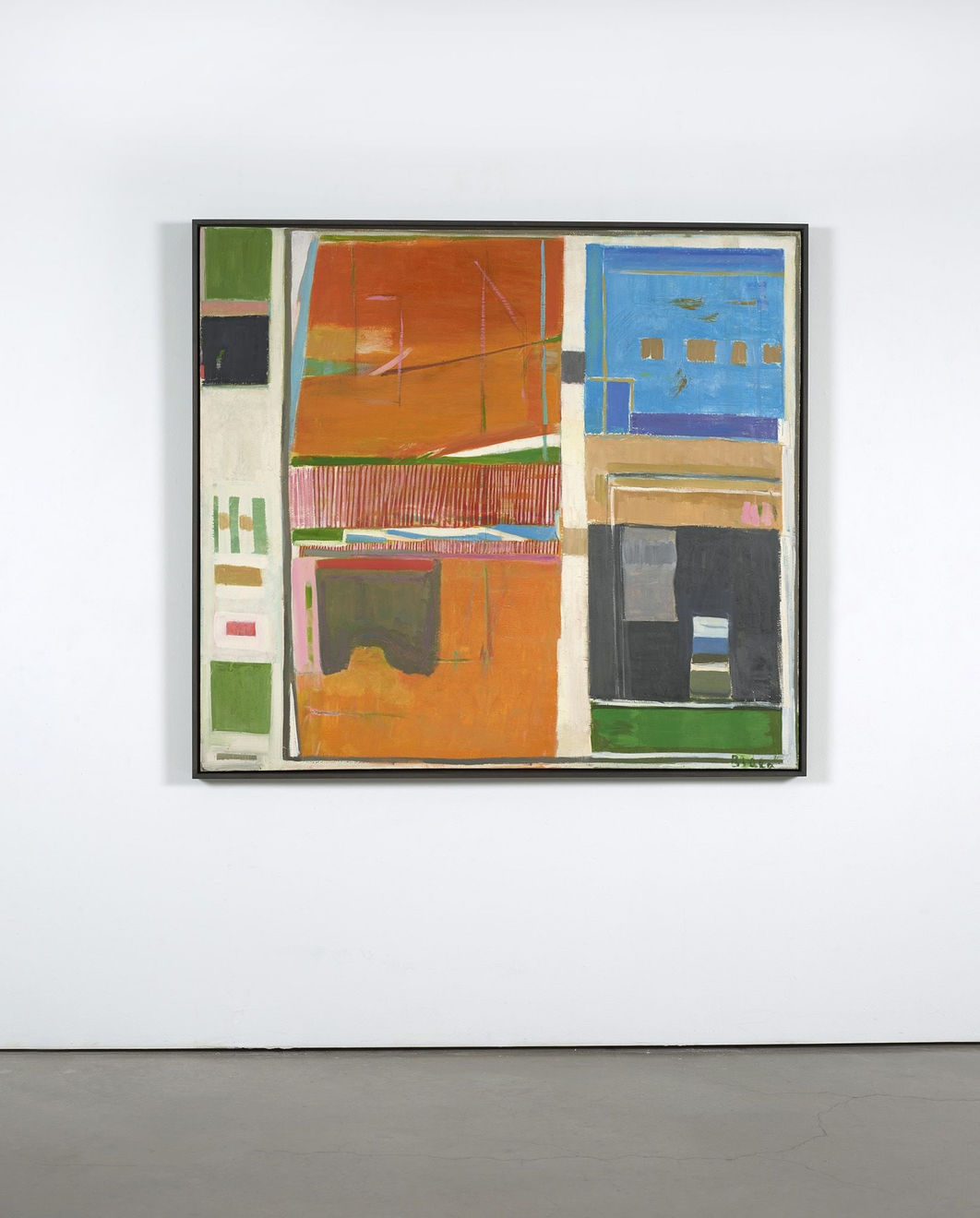 Janice Biala, Untitled (Orange Interior), 1967