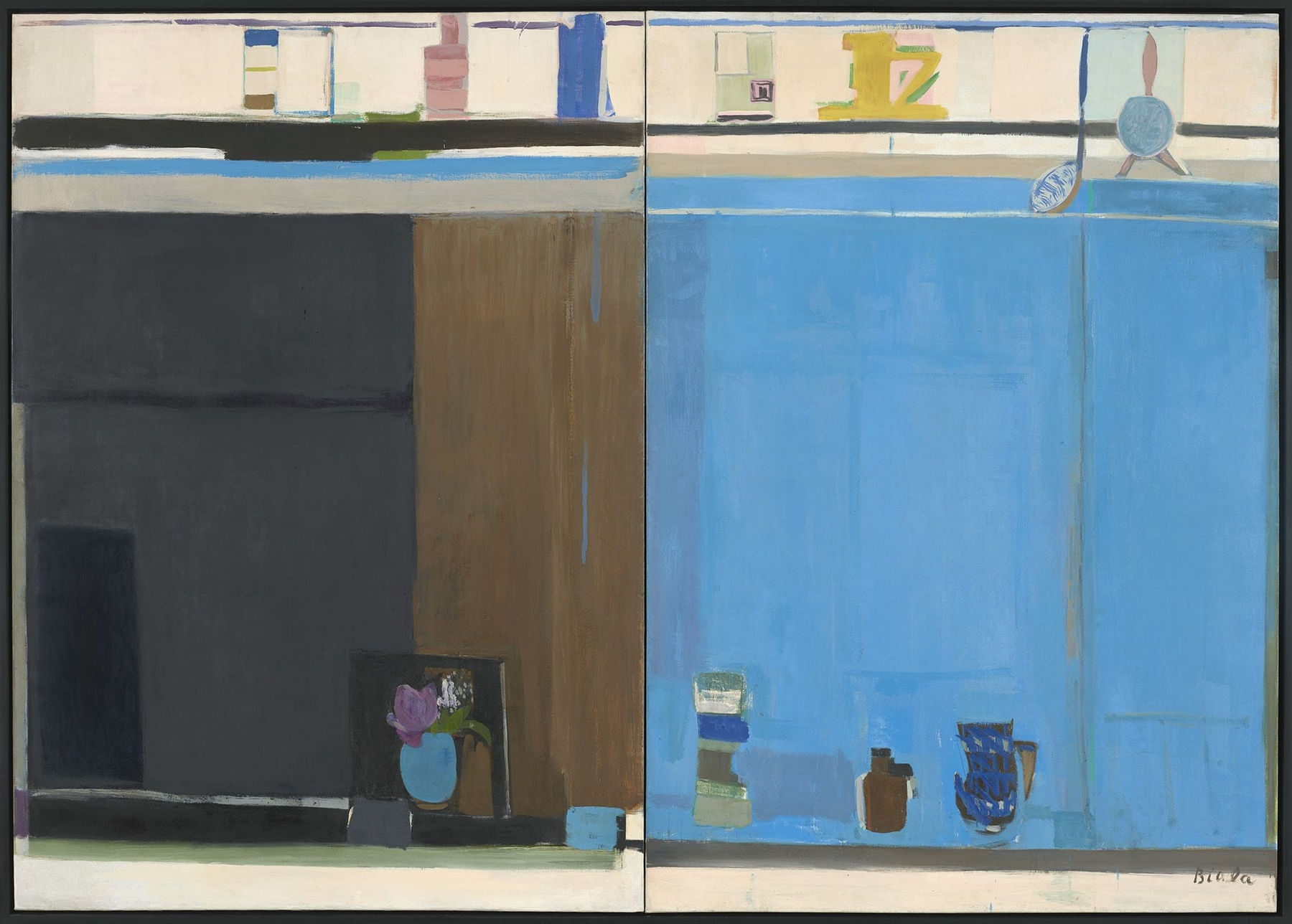 Janice Biala, Pompeii Interior, 1972