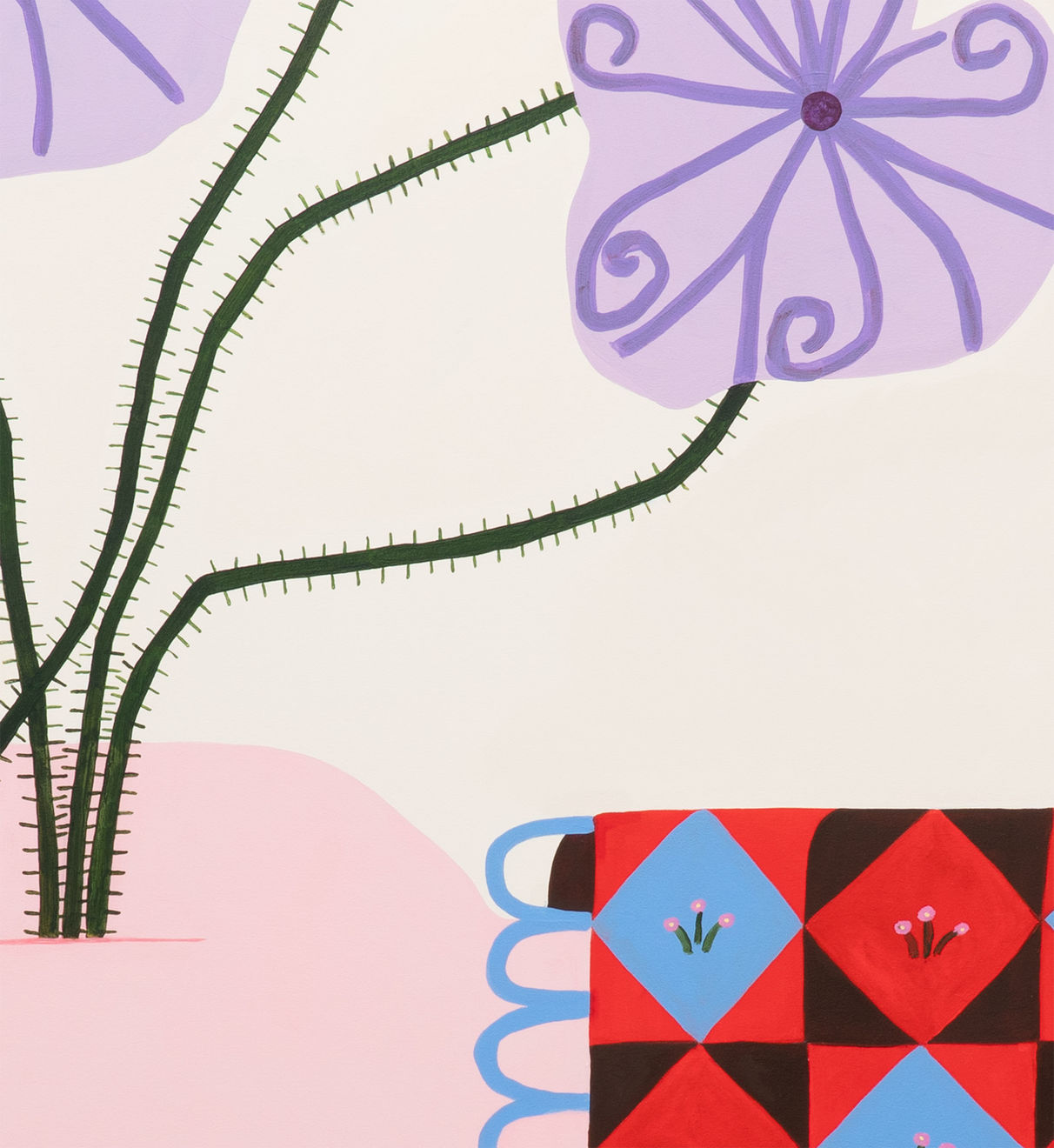 Galina Munroe, What Stands Behind the Flowers #2, 2025