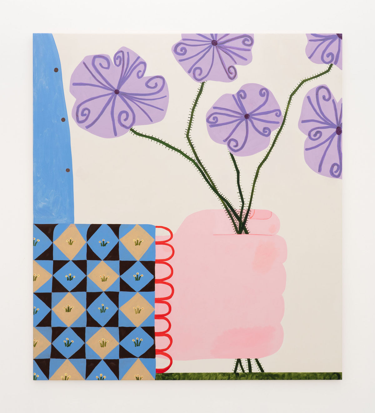 Galina Munroe, What Stands Behind the Flowers #1, 2025