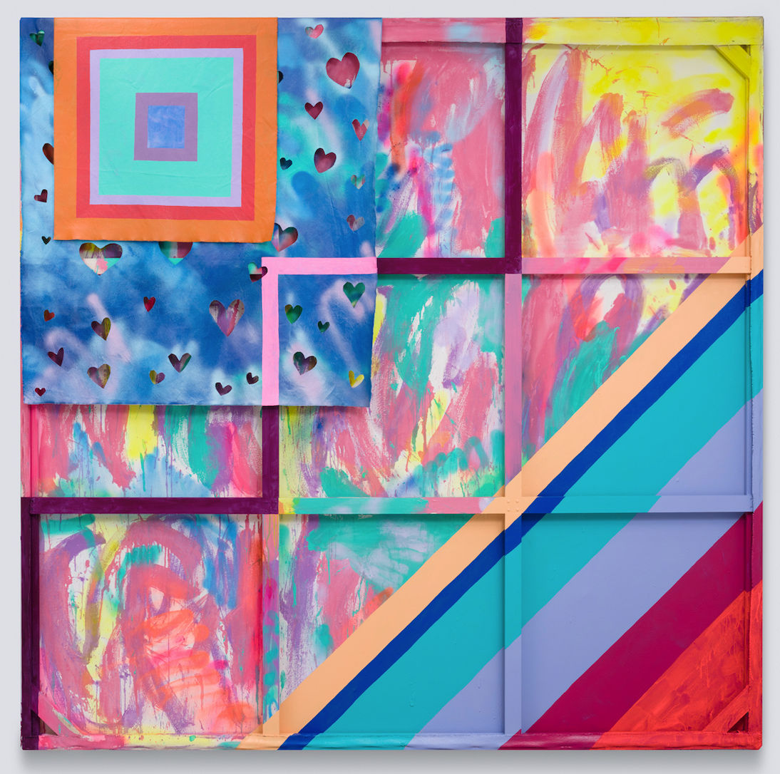 Sarah Cain, Portrait in reverse, 2020