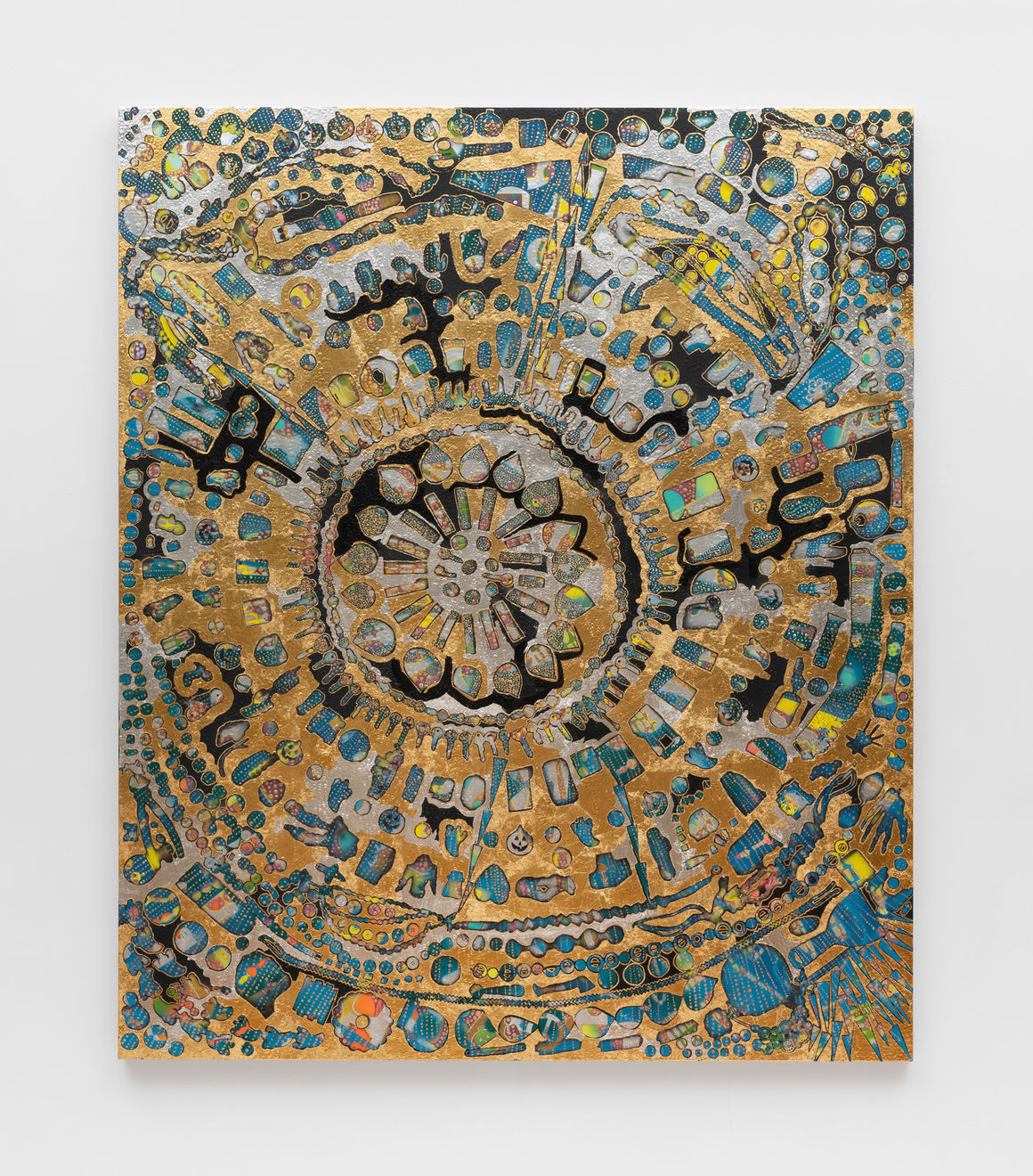 Mindy Shapero, Black Dot Portal (Just a Laugh to Block the Light), 2025