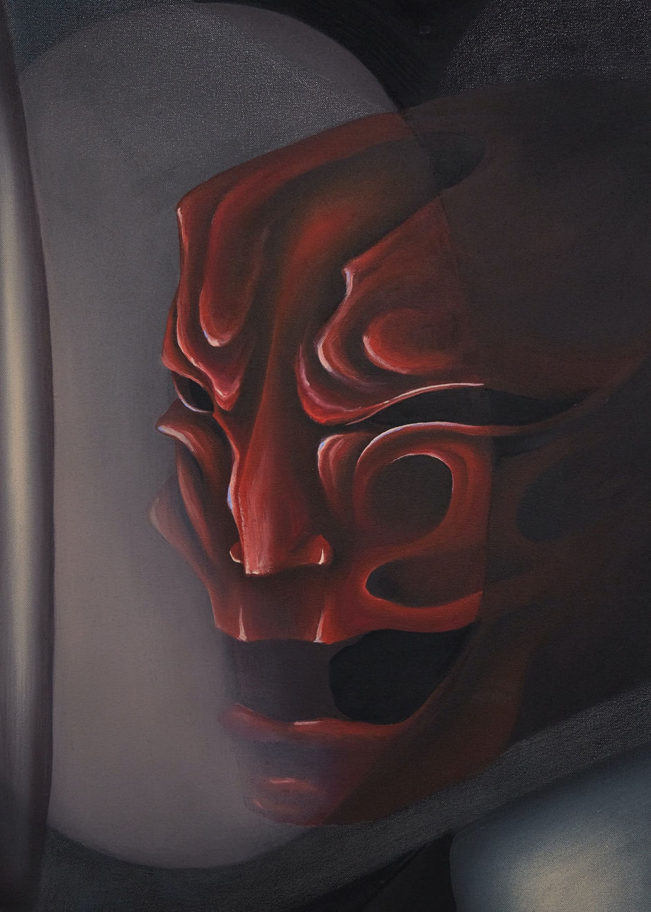 Alfie Rouy, Shedding the Mask of Illusion, 2023