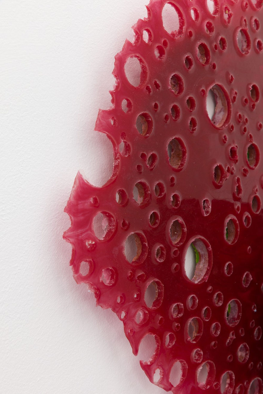 Andrew Sabin, Halo (Red Stack), 2024