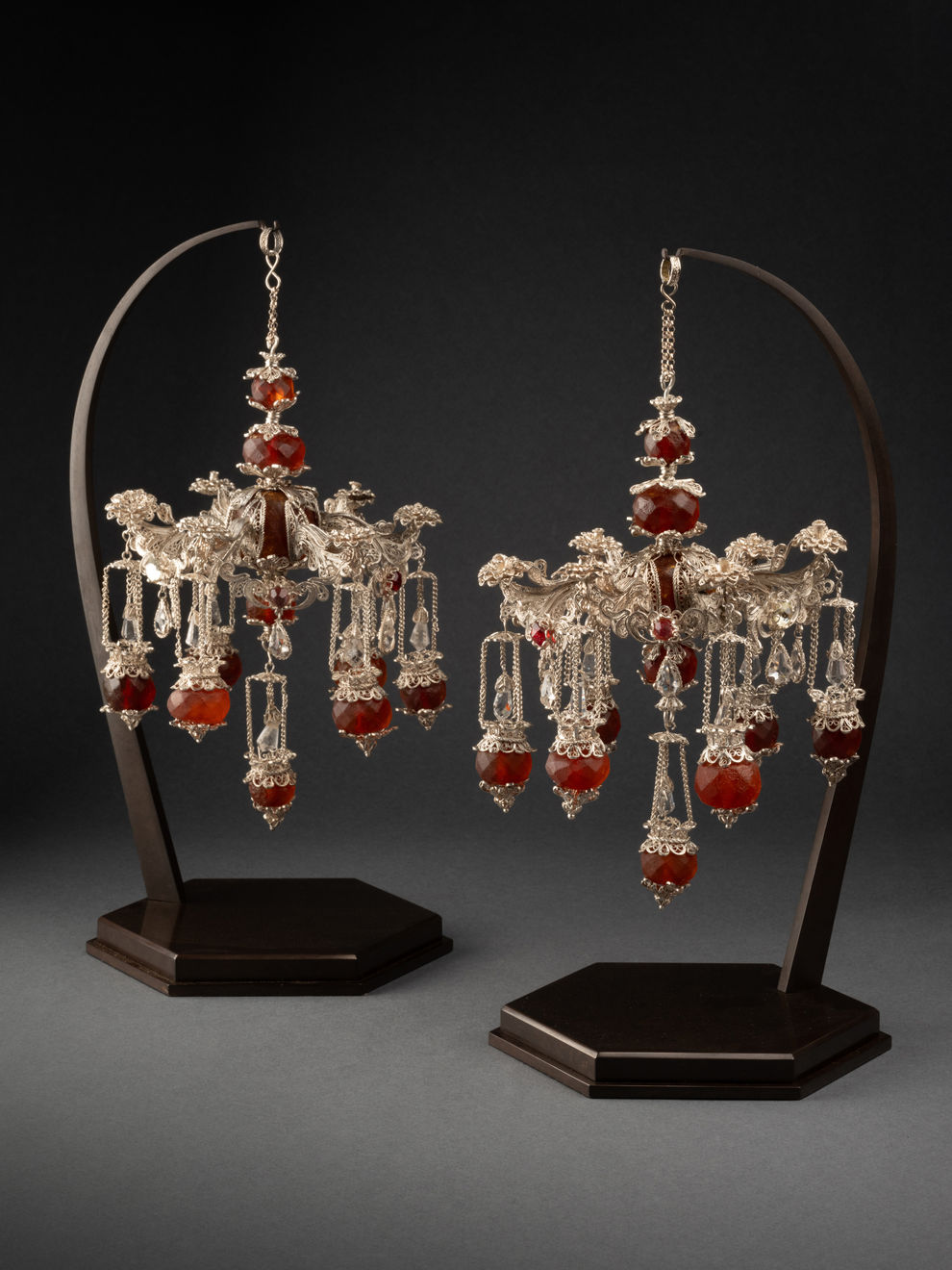 PAIR OF CHANDELIERS , Sicily, second quarter of the 18th century