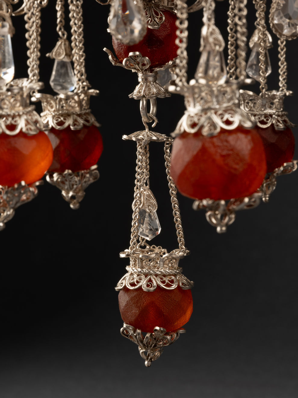 PAIR OF CHANDELIERS , Sicily, second quarter of the 18th century