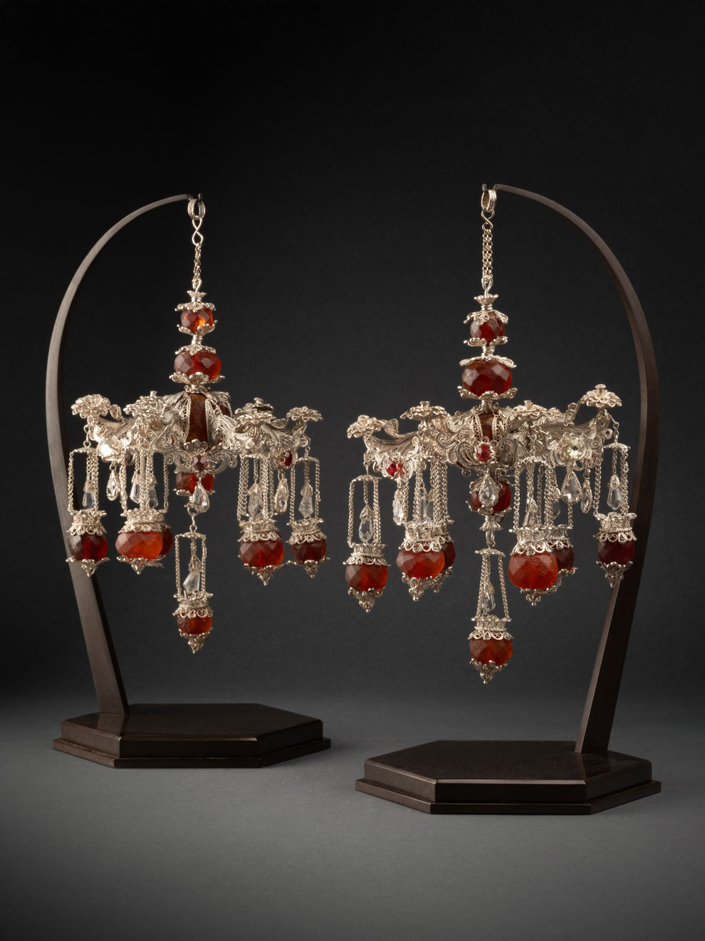 PAIR OF CHANDELIERS , Sicily, second quarter of the 18th century