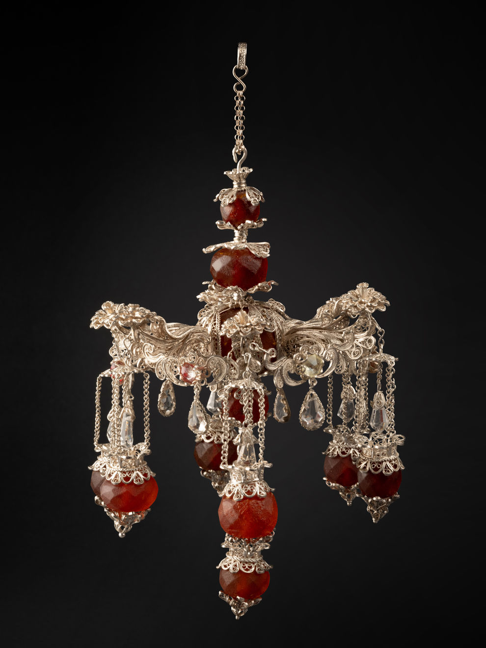 PAIR OF CHANDELIERS , Sicily, second quarter of the 18th century