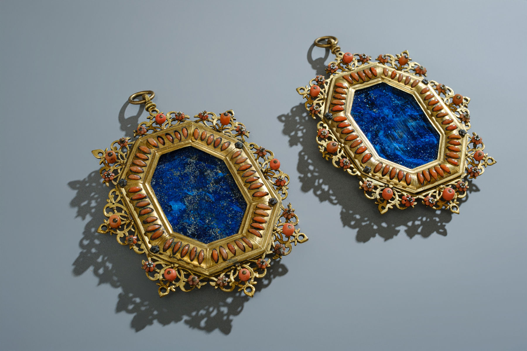 PAIR OF OCTAGONAL FRAMES, Trapani, mid-17th century