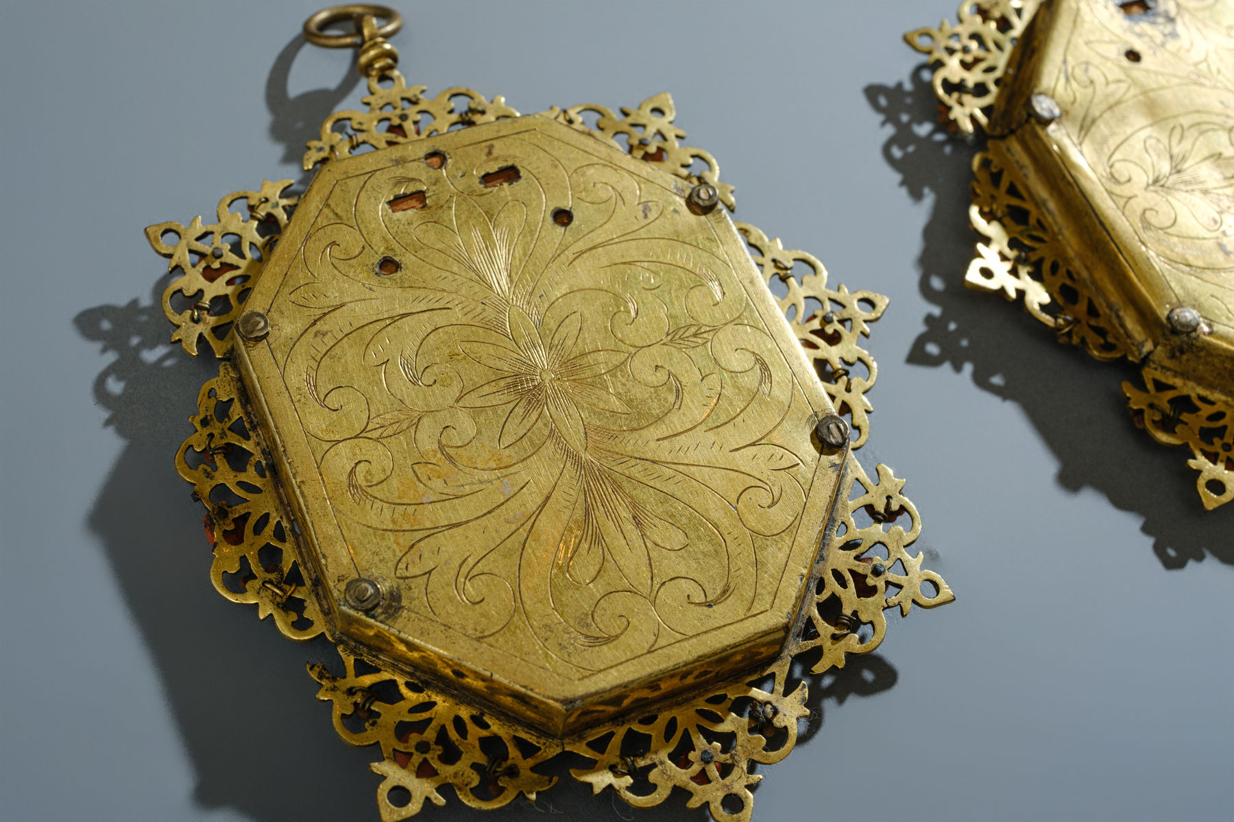 PAIR OF OCTAGONAL FRAMES, Trapani, mid-17th century